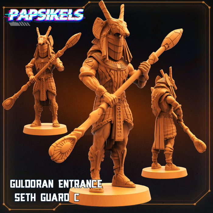 Gul'Doran Entrance Seth Guard C | Star Entrance | Sci-Fi Miniature | Papsikels TabletopXtra