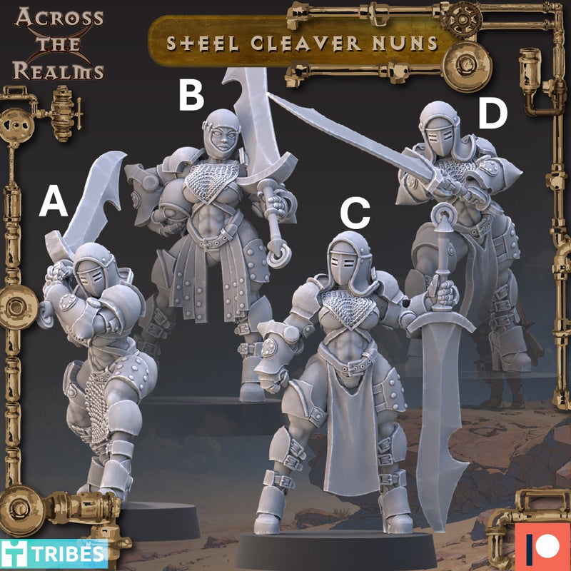 Steel Cleaver Nun Miniatures | Guns, Grace & Steel