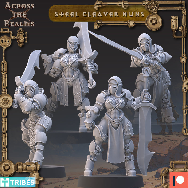 Steel Cleaver Nun Miniatures | Guns, Grace & Steel