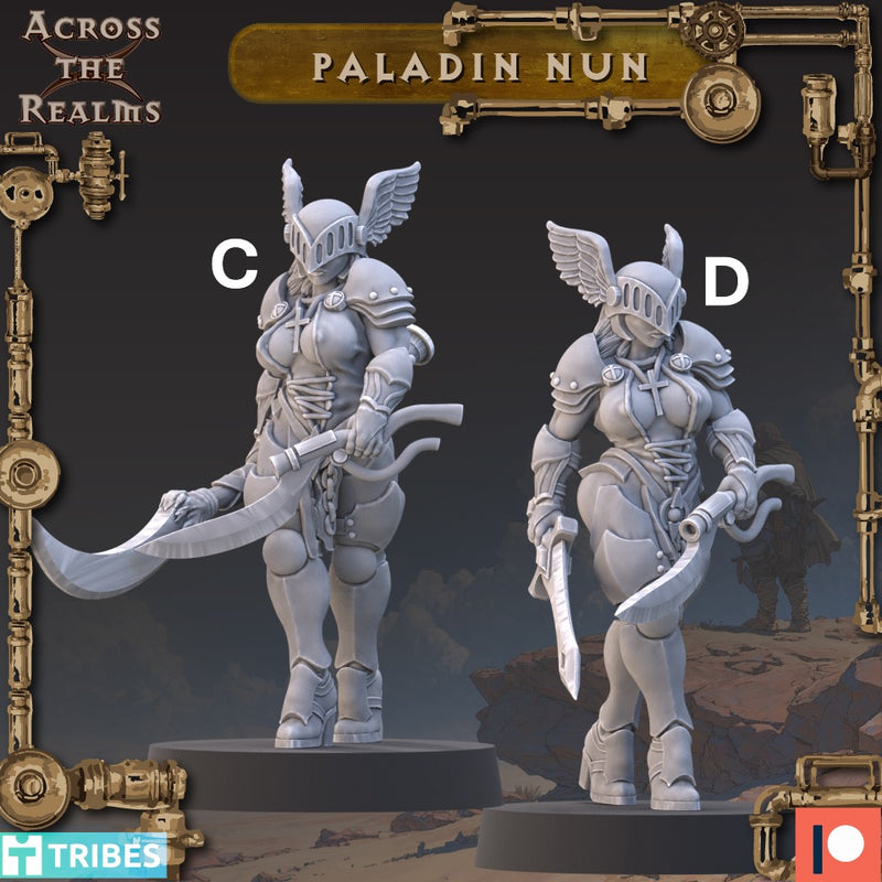 Paladin Nun Miniatures | Guns, Grace & Steel