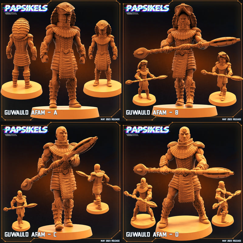 Guwauld Afam Miniatures | Star Entrance Into The Multi World | Sci-Fi Miniature | Papsikels TabletopXtra