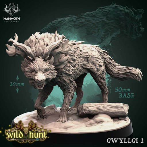 Gwyllgi 1 | Wild Hunt | Fantasy Tabletop Miniature | Mammoth Factory TabletopXtra