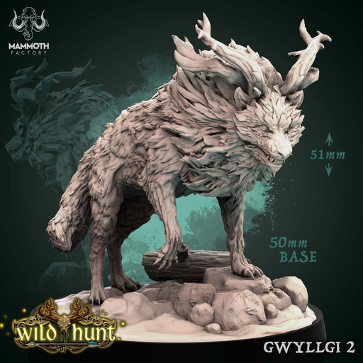 Gwyllgi 2 | Wild Hunt | Fantasy Tabletop Miniature | Mammoth Factory TabletopXtra