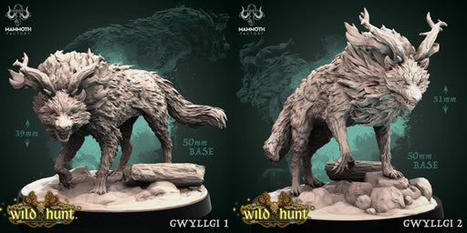 Gwyllgi Miniatures | Wild Hunt | Fantasy Tabletop Miniature | Mammoth Factory TabletopXtra