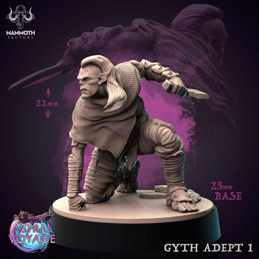 Gyth Adept 1 | Astral Voyage | Fantasy Tabletop Miniature | Mammoth Factory TabletopXtra