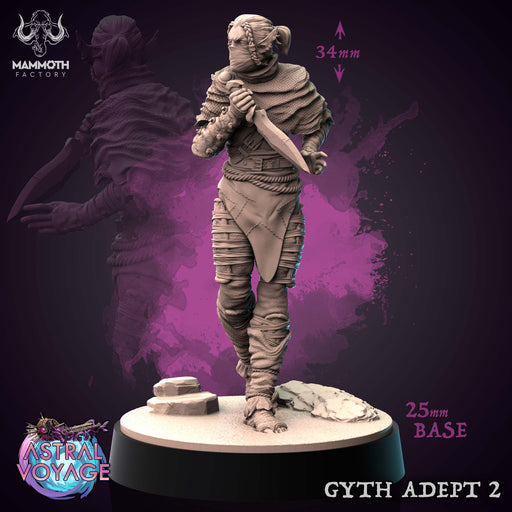 Gyth Adept 2 | Astral Voyage | Fantasy Tabletop Miniature | Mammoth Factory TabletopXtra