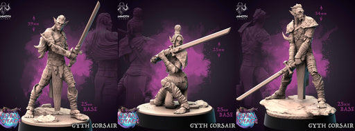 Gyth Corsair Miniatures | Astral Voyage | Fantasy Miniature | Mammoth Factory TabletopXtra