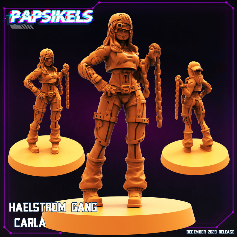 Haelstrom Gang Miniatures | Cyberpunk | Sci-Fi Miniature | Papsikels