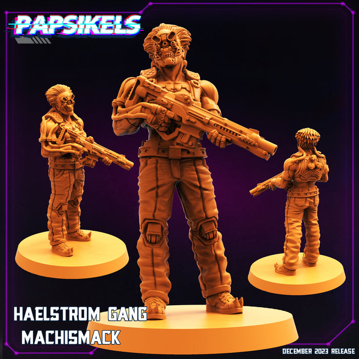 Haelstrom Gang Machismack | Cyberpunk | Sci-Fi Miniature | Papsikels