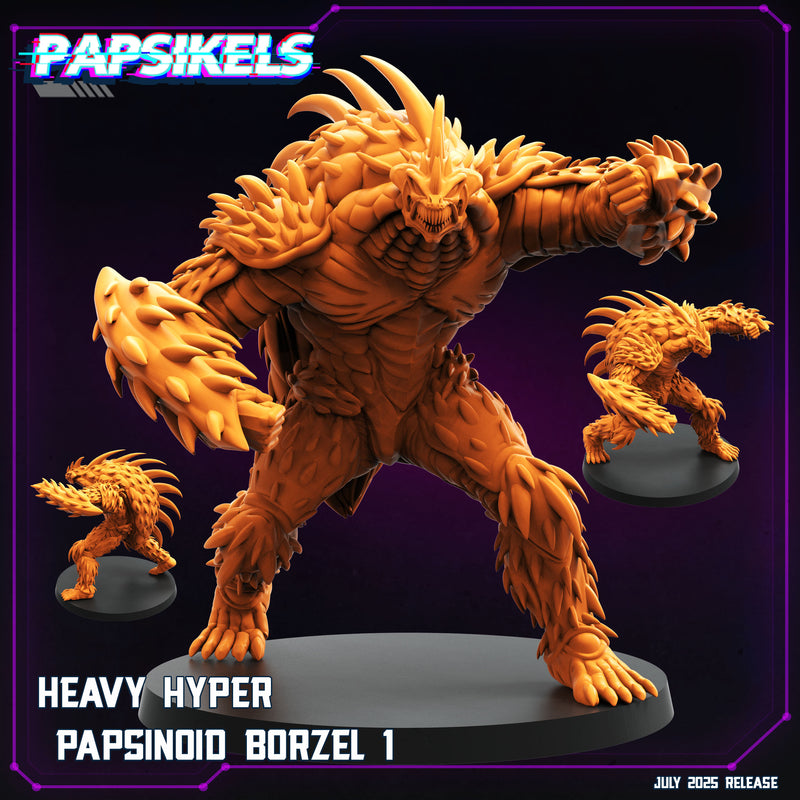 Hyper Papsinoid Borzel Miniatures | Cyberpunk Sci-Fi Miniature | Papsikels
