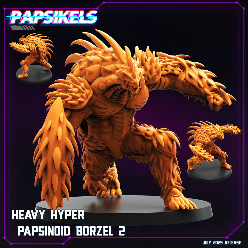 Hyper Papsinoid Borzel Miniatures | Cyberpunk Sci-Fi Miniature | Papsikels