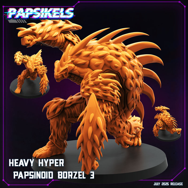 Hyper Papsinoid Borzel Miniatures | Cyberpunk Sci-Fi Miniature | Papsikels