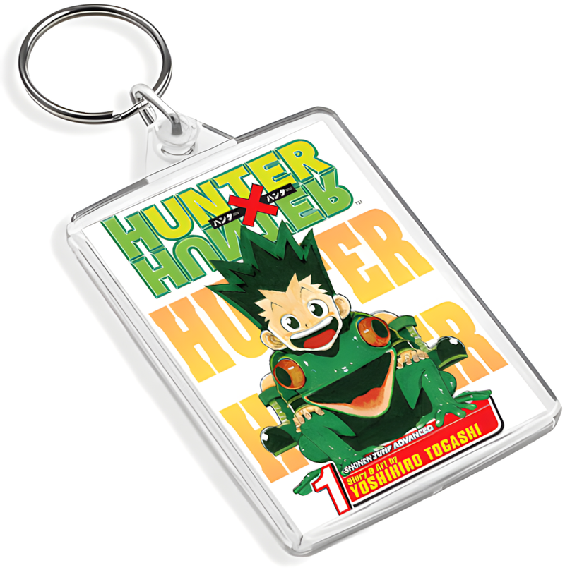 Manga Cover Art Keyring - Dual Sided English / Japanese