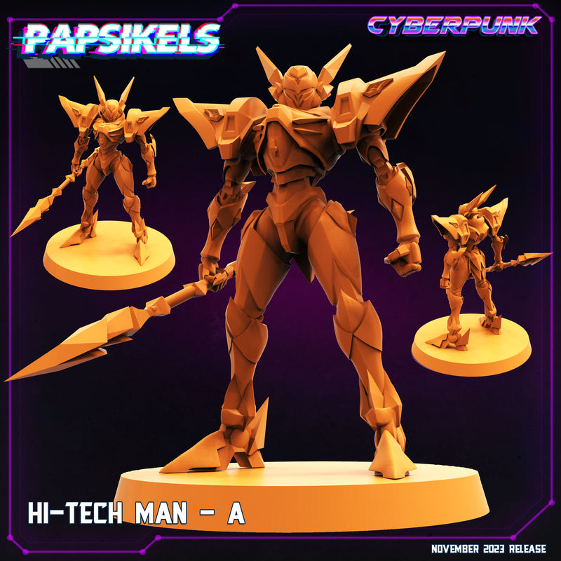 Hi-Tech Man A | Cyberpunk | Sci-Fi Miniature | Papsikels