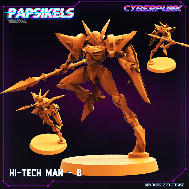 Hi-Tech Man Miniatures | Cyberpunk | Papsikels