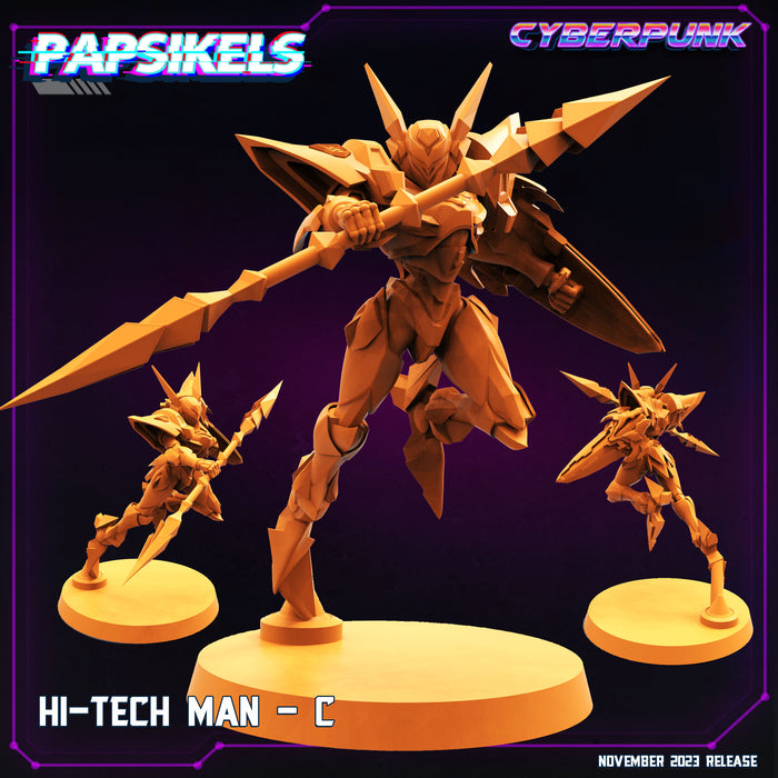 Hi-Tech Man C | Cyberpunk | Sci-Fi Miniature | Papsikels