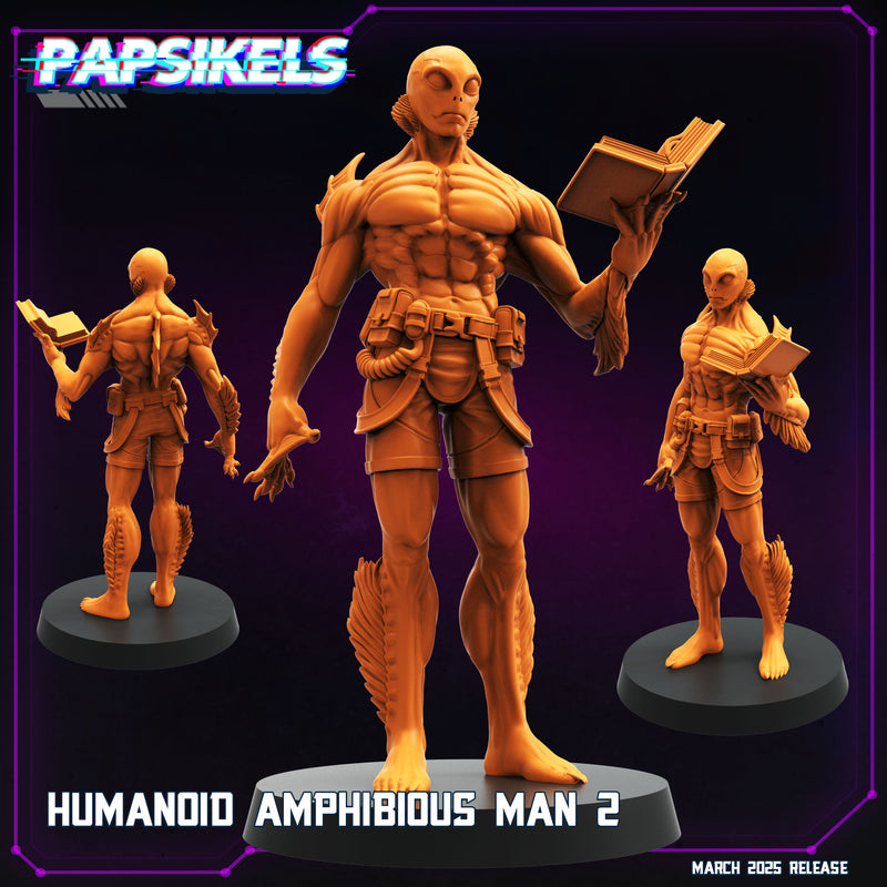 Amphibious Man Miniatures | Cyberpunk | Papsikels
