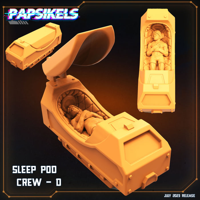 Sleep Pod D | Xeno Wars | Sci-Fi Miniature | Papsikels