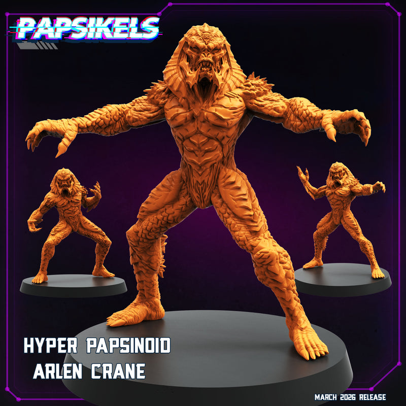 Hyper Papsinoid Arlen Crane Miniatures | Cyberpunk | Papsikels
