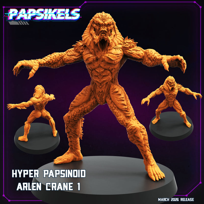 Hyper Papsinoid Arlen Crane Miniatures | Cyberpunk | Papsikels