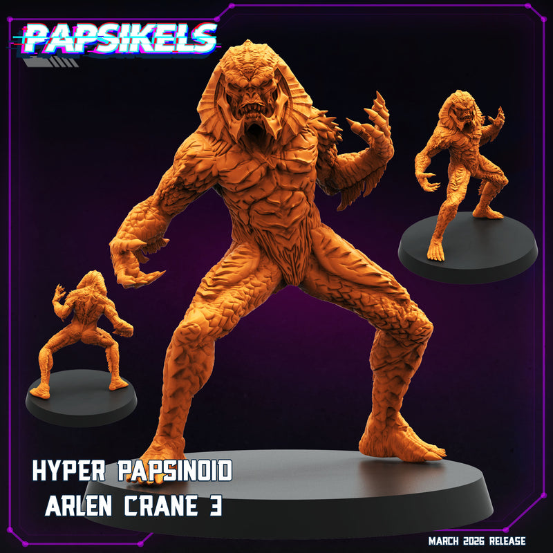 Hyper Papsinoid Arlen Crane Miniatures | Cyberpunk | Papsikels