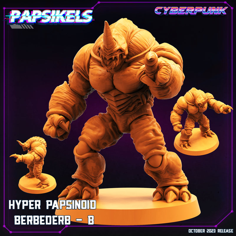 Hyper Papsinoid Berbederb Miniatures | Cyberpunk | Sci-Fi Miniature | Papsikels