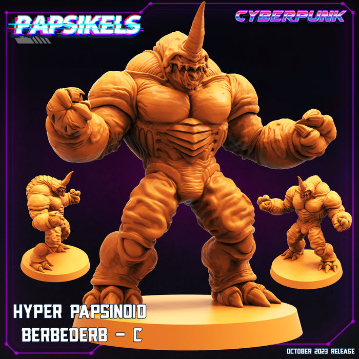 Hyper Papsinoid Berbederb Miniatures | Cyberpunk | Sci-Fi Miniature | Papsikels