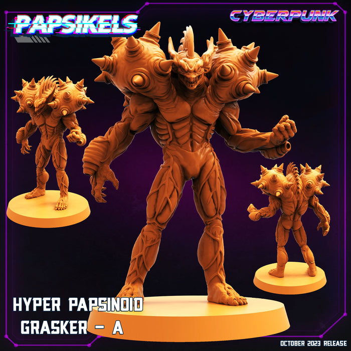 Hyper Papsinoid Grasker A | Cyberpunk | Sci-Fi Miniature | Papsikels