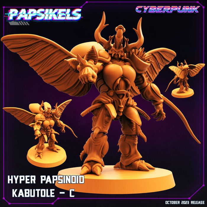 Hyper Papsinoid Kabutole C | Cyberpunk | Sci-Fi Miniature | Papsikels
