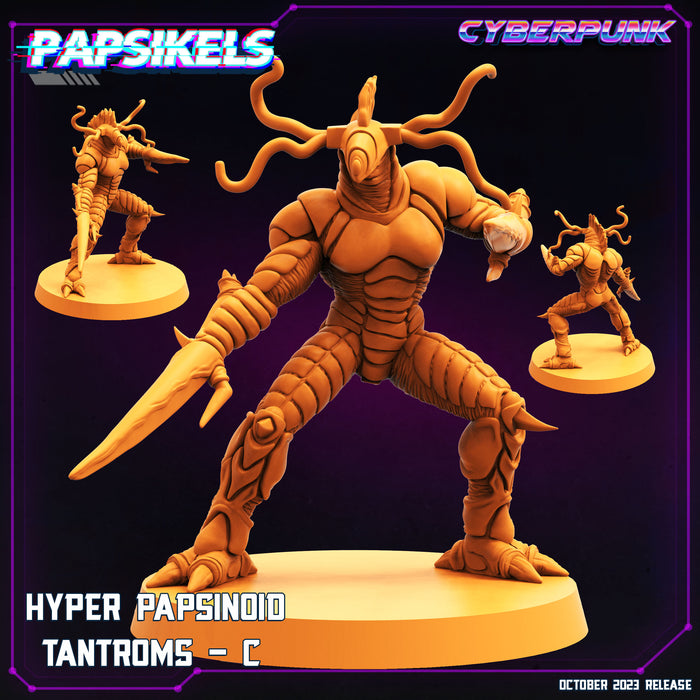 Hyper Papsinoid Tantroms C | Cyberpunk | Sci-Fi Miniature | Papsikels