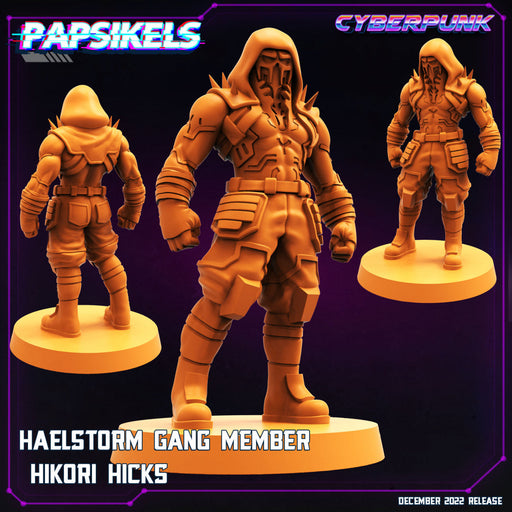 Haelstorm Hikori Hicks | Cyberpunk | Sci-Fi Miniature | Papsikels TabletopXtra