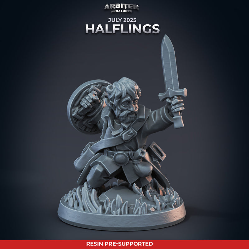 Halfling Miniatures | Pose Pack A | Arbiter Miniatures