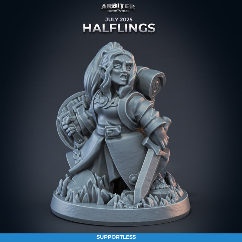 Halfling Miniatures | Pose Pack B | Arbiter Miniatures