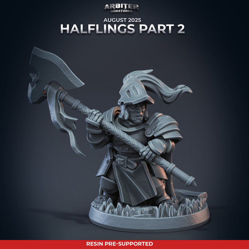 Halfling Miniatures Part 2 | Pose Pack A | Arbiter Miniatures