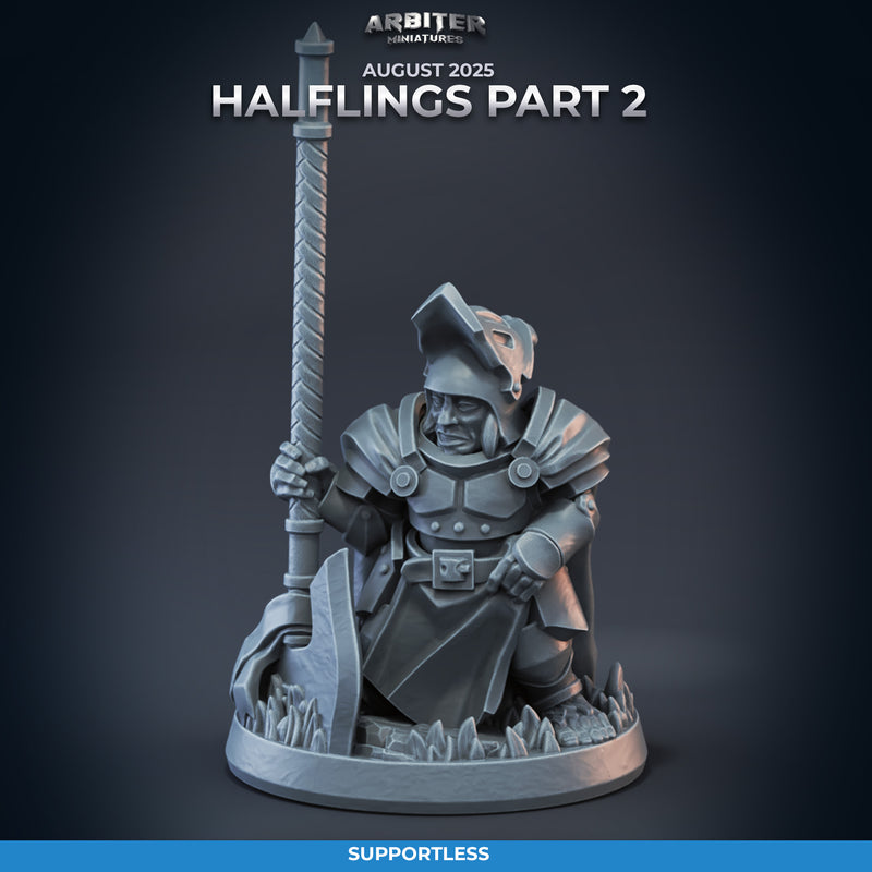 Halfling Miniatures Part 2 | Pose Pack B | Arbiter Miniatures