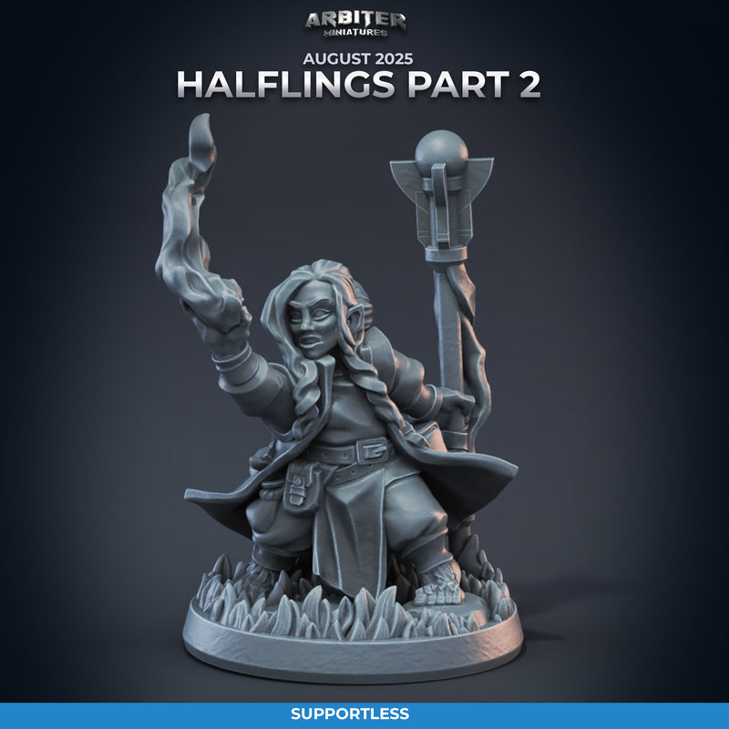 Halfling Miniatures Part 2 | Pose Pack B | Arbiter Miniatures