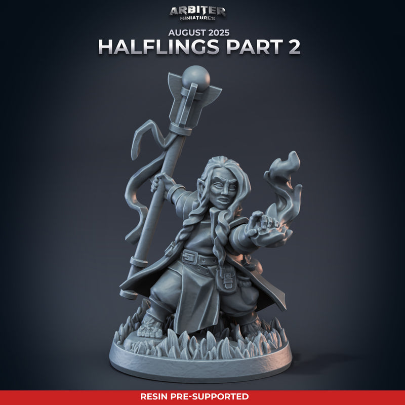Halfling Miniatures Part 2 | Pose Pack A | Arbiter Miniatures