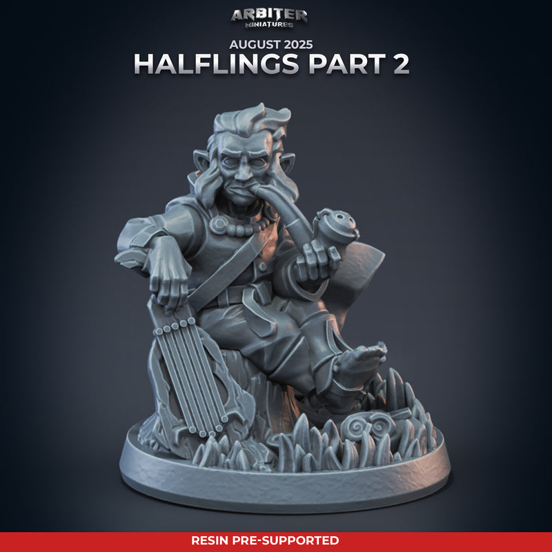 Halfling Miniatures Part 2 | Pose Pack A | Arbiter Miniatures