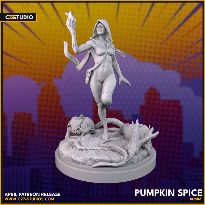 Pumpkin Spice | Heroes | Sci-Fi Miniature | C27 Studio