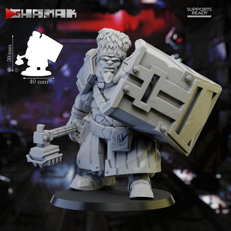 Hammer Ogre B | First Born | Fantasy Miniature | Ghamak TabletopXtra
