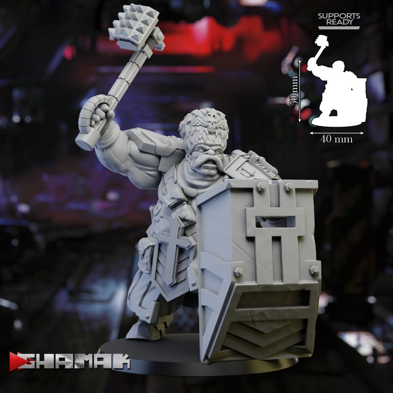 Hammer Ogre D | First Born | Fantasy Miniature | Ghamak TabletopXtra