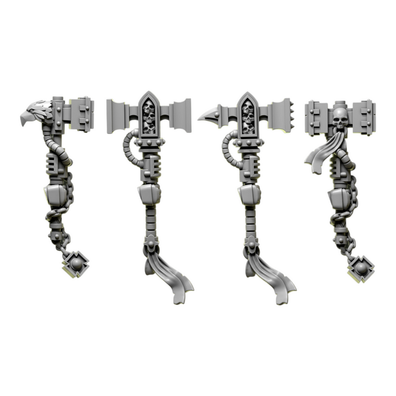 One Handed Hammers | Eternal Pilgrims | Conversion Bits For 28mm 32mm Sci-fi Marines