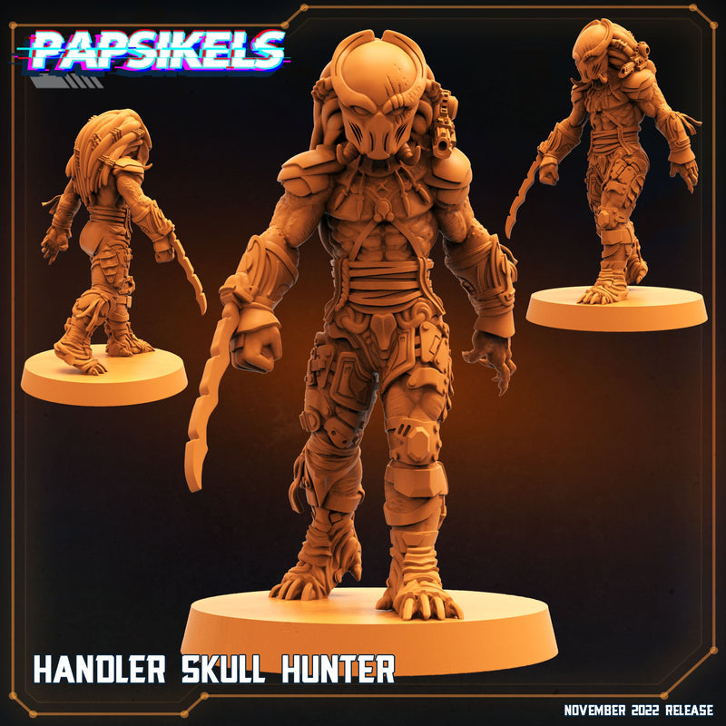 Skull Hunter Miniatures | Aliens Vs Skull Hunters II | Sci-Fi Miniature | Papsikels
