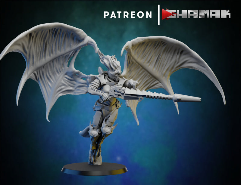 Harpy 2 | Dark Elda | Fantasy Miniature | Ghamak TabletopXtra