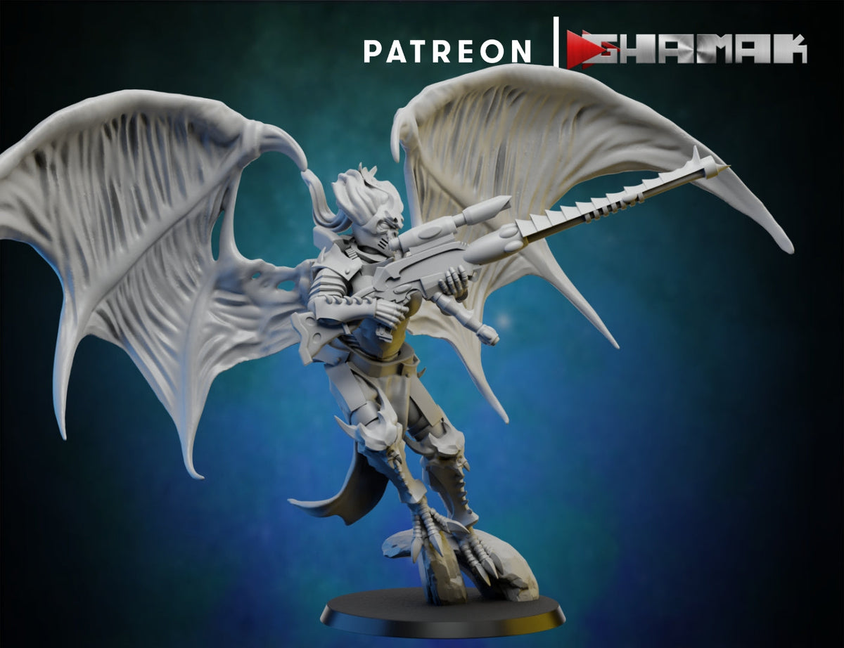 Figurine Dark Elda Harpy - Elfes Noires - Fantasy - Neuf - Origine France