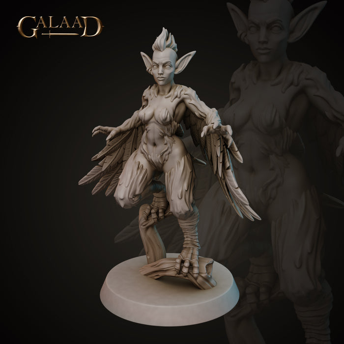 Harpy C | Driders, Harpys and Golems | Fantasy Miniature | Galaad Miniatures