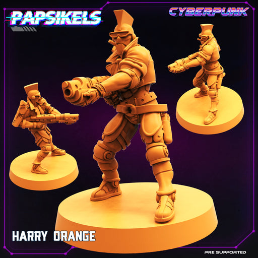 Harry Orange | Law Breakers | Sci-Fi Miniature | Papsikels TabletopXtra