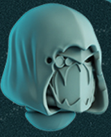 10x Space Warrior Head B | Scylla Legion | DakkaDakka | Sci-Fi Grimdark Custom Bitz Wargaming Miniatures 28mm 32mm