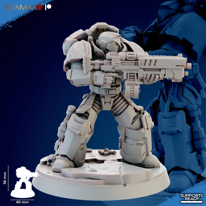 Heavy Imperator Hellstorm Miniatures | Brotherhood | Fantasy Miniature | Ghamak TabletopXtra