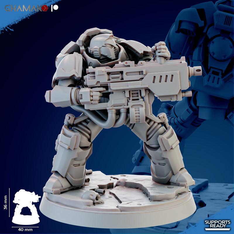 Heavy Imperator Hellstorm Miniatures | Brotherhood | Fantasy Miniature | Ghamak TabletopXtra